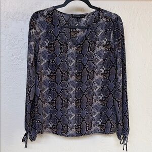 Zac & Rachel Snake Print Blouse